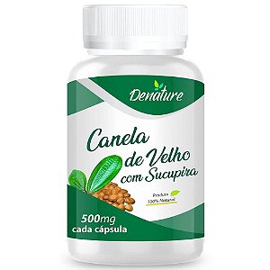 Canela de velho com Sucupira 100 cápsulas - Denature