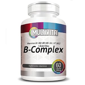 B-Complex (Vitaminas do Complexo B) 60 cápsulas - Multivita