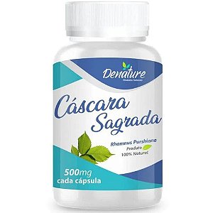 Cascara Sagrada 500mg 100 cápsulas - Denature