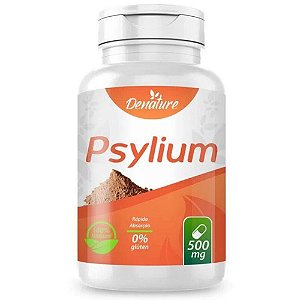 Psyllium 500mg 100 cápsulas - Denature