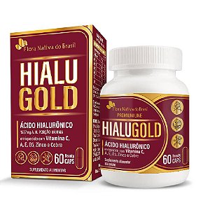 Hialugold (Ácido Hialurônico) 60 cápsulas - Flora Nativa