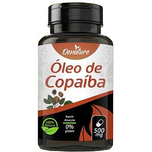 Óleo de Copaíba 500mg 60 cápsulas - Denature