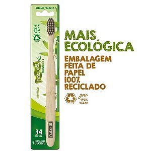 Escova dental Natural Bamboo - Orgânico Natural