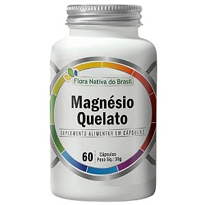 Magnésio Quelato 60 cápsulas - Multivita