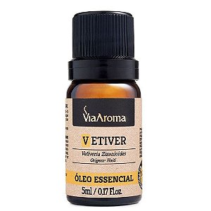 Óleo Essencial de Vetiver 5ml - Via Aroma