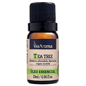 Óleo Essencial de Tea Tree (Melaleuca) 10ml - Via Aroma