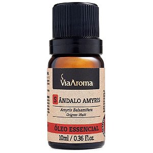Óleo Essencial de Sandalo Amyris 10ml - Via Aroma