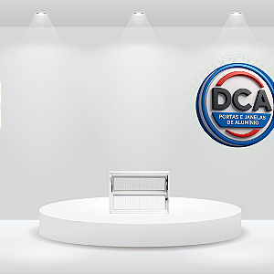 Basculante 1 seção - Aluminio Branco