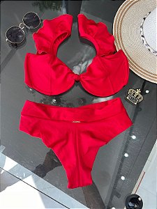 Biquinis Com Aro Caribe Vermelho