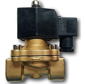 Válvula Solenoide 2/2 Vias 1/2" Normal Fechada Linha (Gás)