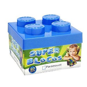Brinquedo Infantil Educativo Lego Super Blocos 60 Peças