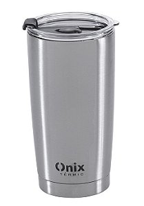 Copo Térmico Aço Inox 580ml Parede Dupla A Vácuo C/ Tampa