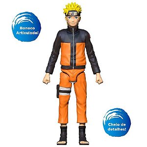 Boneco Brinquedo Ninja Shinobi Naruto Uzumaki Articulado