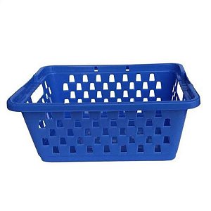 Cesto Organizador Médio 1400 ML Azul 20x15x6cm 1948 Ercaplast