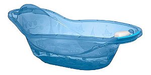 Banheira Banho Infantil Estampada Azul 23 Litros Jaguar
