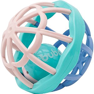 Chocalho Mordedor Baby Ball Cute Colors  11850 Buba