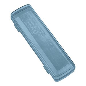 Porta de Escovas de Dentes e Pasta 23x6x4 Cm  Azul