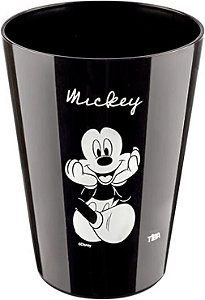 Copo Cônico Infantil, Disney, Mickey Black, 350 ml, Preto
