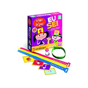 Jogo Brinquedo Infantil EU SEI! SHOW DA LUNA Com 60 Cartas