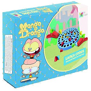 Brinquedo Infantil Catapulta Lança Cones Mongo & Drongo