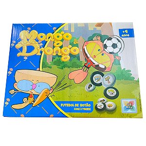 Jogo Futebol de Botão Mongo & Drongo Brinquedo Infantil