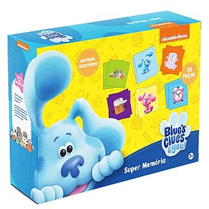 Brinquedo Educativo Super Memoria Blue's Clues & You 24 pçs