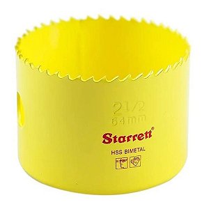 Serra Copo Aço Rápido Bimetal 2.1/2"(64mm) FCH0212G Starrett