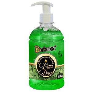 Sabonete Liquido Perolado Perfumado Erva Doce 500Ml Barbarex