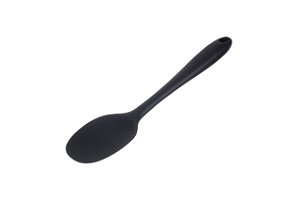 Colher Preta de Silicone 28CM Bpa Free Resistente 240º Weck