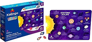 Steam Quebra-Cabeça Educativo Encaixe Sistema Solar