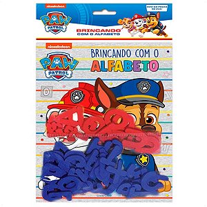 Patrulha Canina -Brincando com o Alfabeto C/ 63 Peças de EVA