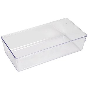 Organizador Gavetas Multiuso Acrílico Empilhável 11,5x17,5Cm