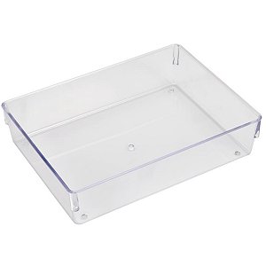 Organizador Gavetas Multiuso Acrílico Empilhável 23x17x5,5Cm