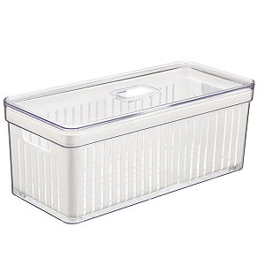 Organizador de Alimentos e Frutas 6,8 Litros 33 Cm Com Cesta