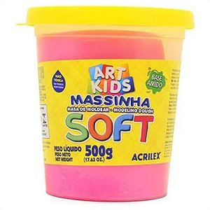 Massinha de Modelar Macia Maravilha Soft Grande 500g Acrilex