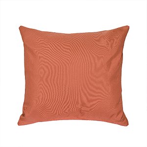 Capa Almofadas Decorativas Sala Lisa Laranja Sem Enchimento