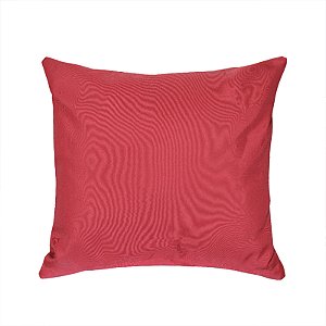 Capa Almofadas Decorativas Sala Lisa Vermelho Sem Enchimento