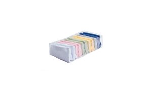 Organizador Colmeia Cristal Transparente Premium M (10x20x40cm) - 632  Vb Home