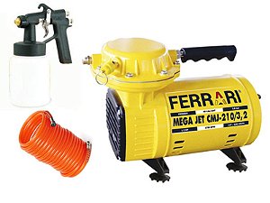 Compressor de Ar Direto Mega Jet CMJ210/3,2 Bivolt Ferrari