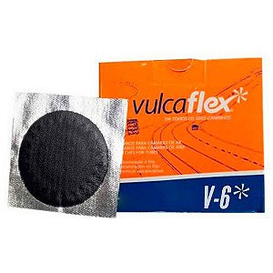 Caixa Reparo a Frio P/ Câmara de Ar V6 - 120mm 25unid. Vulcaflex