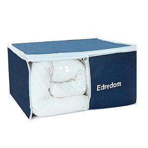 Organizador de Edredons Nylon Azul Marinho 911 VB Home