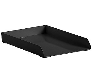 Bandeja Organizadora Aberta Empilhável Preta 34,5X25X4,5cm 1462 Paramount