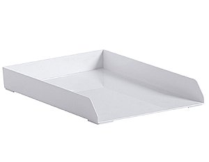 Bandeja Organizadora Aberta Empilhável Branca 34,5X24,5X4,5cm 1461 Paramount