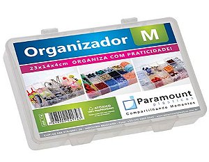 Organizador Box M C/ 14 Divisórias 4X14X23cm 174 Paramount