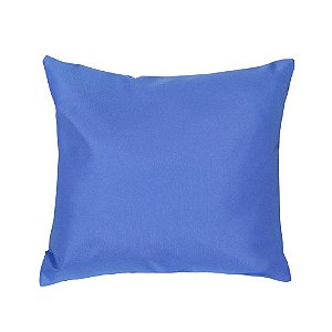 Almofada Decorativa P/ Sofá Lisa Azul