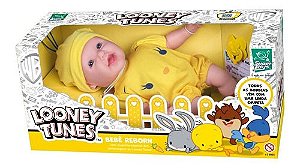 Boneca Infantil Reborn Looney Tunes Piu Piu Super Toys
