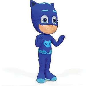 Brinquedo Infantil Boneco Menino Gato Super Heroi Pj Masks