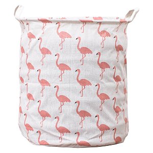 Cesto Organizador C/ Sustentação 37x43cm Flamingo XTAH33D VB Home