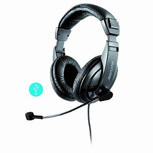 Headset Profissional Com Microfone e Usb Giant Ph245