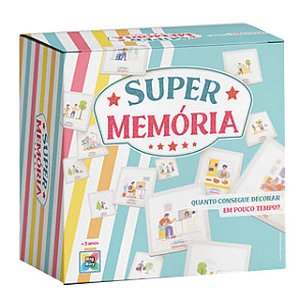 Jogo Infantil Divertido Super Memória 24 Cartas Big Boy